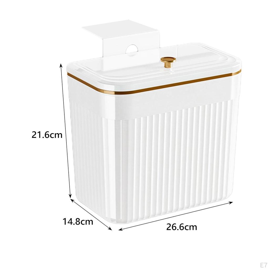 Compact Hanging Trash Can for Easy Waste Disposal in Home And Office