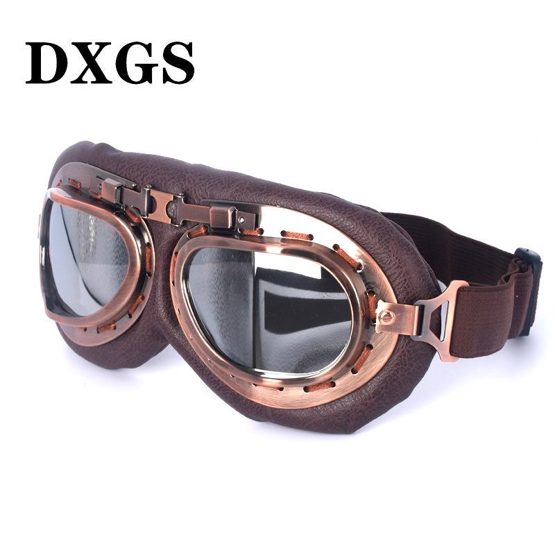 Retro Sports Goggles Pilot with The Same Protective Goggles Motorcycle Off-road Riding Glasses