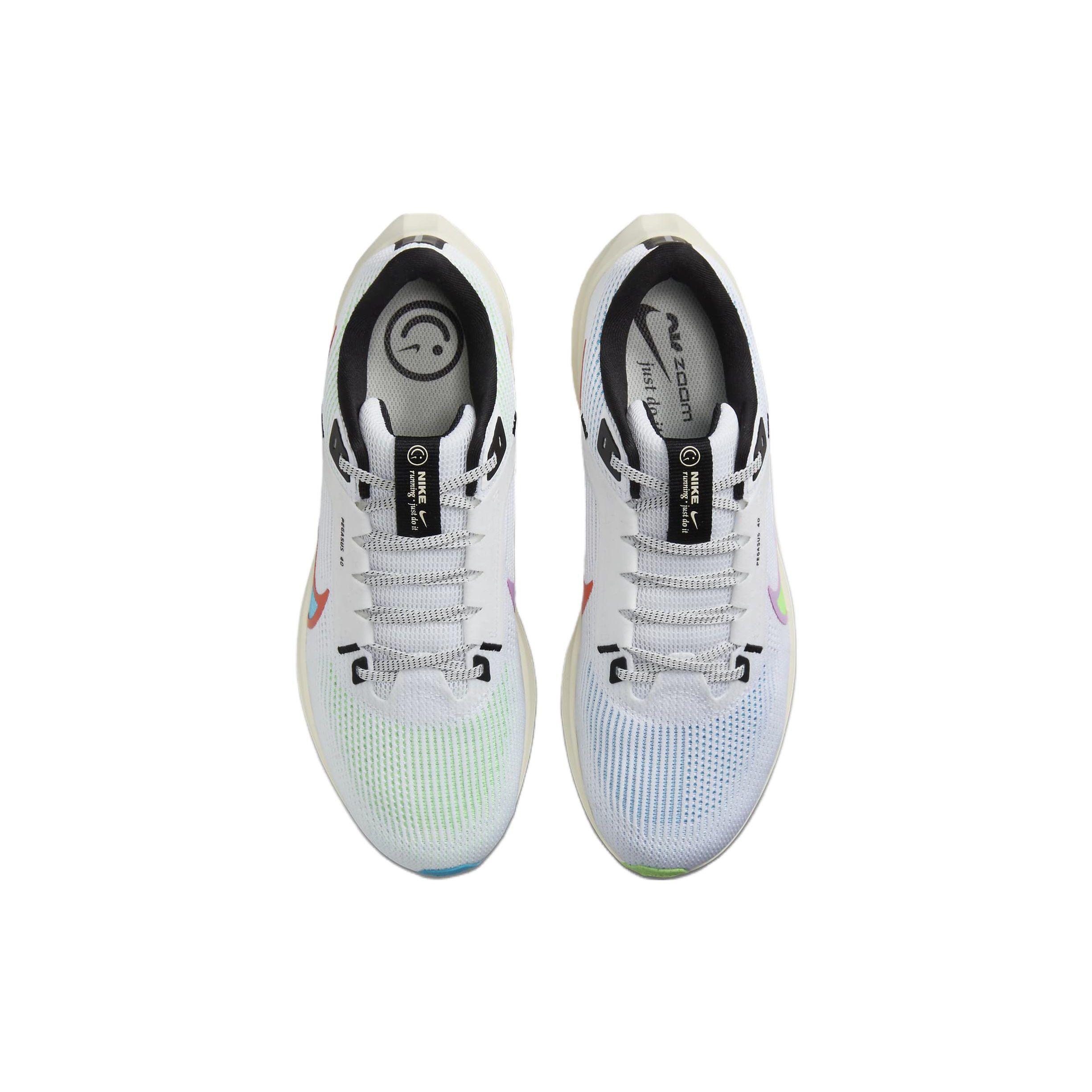 Мужские кроссовки Nike Air Zoom Pegasus 40 SE White Multi-Color Mismatch Pale-Ivory — фото 4