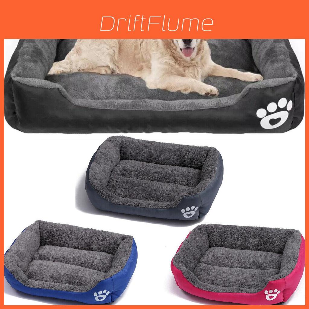 Plush Orthopedic Large Dog Beds With Soft Polyester Material