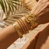 Boho Vintage Stainless Steel Feather Texture Open Cuff Bangle for Women Lightweight Nature Inspired Adjustable Bracelet