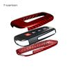 Carbon Fiber Car Key Cover For Toyota 8Th Generation Prado Yize Chrnew Vios Key Cover Fob Shell Accessories