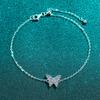 Butterfly Sweet Bracelet Women's 0.36CT Moissanite PT950 Platinum - Butterfly diamond chain, sweetness boost, ideal friend gift