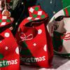 Merry Christmas Gift Bag Canvas Handbag Knitted Storage Bag Christmas Eve Apple Candy Bag Santa Claus DIY Decorations Xmas Gifts