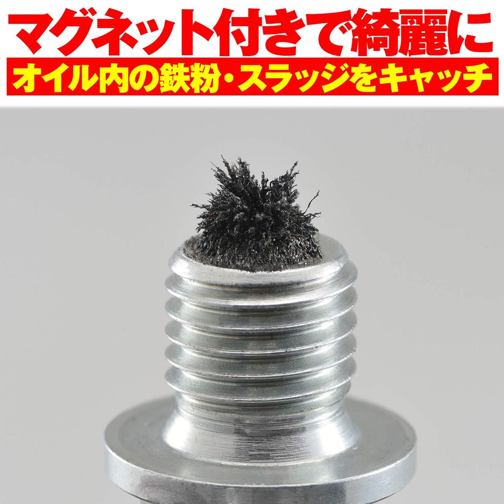 Daytona 17522 Replacement Drain Bolt for Motorcycles with Magnets M10 X 0.63 In (16