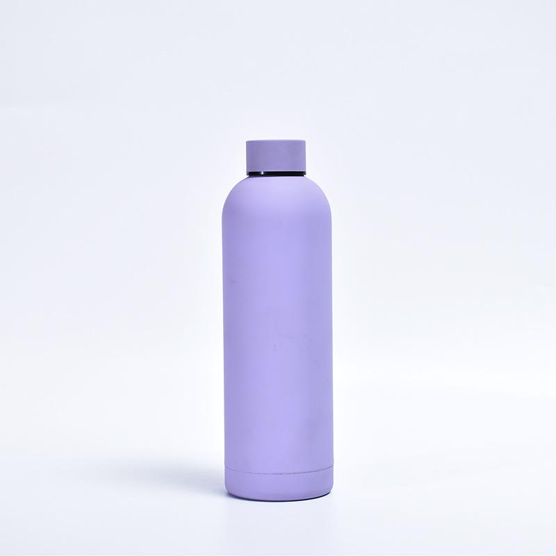 304 Stainless Steel Thermos Double Vacuum Outdoor Cycling Cup Spray-painted Small Mouth Handy Cup