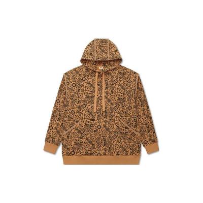Levis FW22 Floral Print Hooded Pullover Long Sleeve Sweatshirt Men Sweatshirt Orange A5187-0001