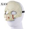Lightweight PU Foam Skull Mask Halloween Skeleton Mask, Scary with Side Clip, Creepy Horror for Parties Haunted House Cosplay Masquerade Non-burdening