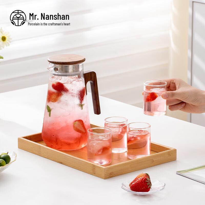 Large Capacity Heat-Resistant Glass Pitcher