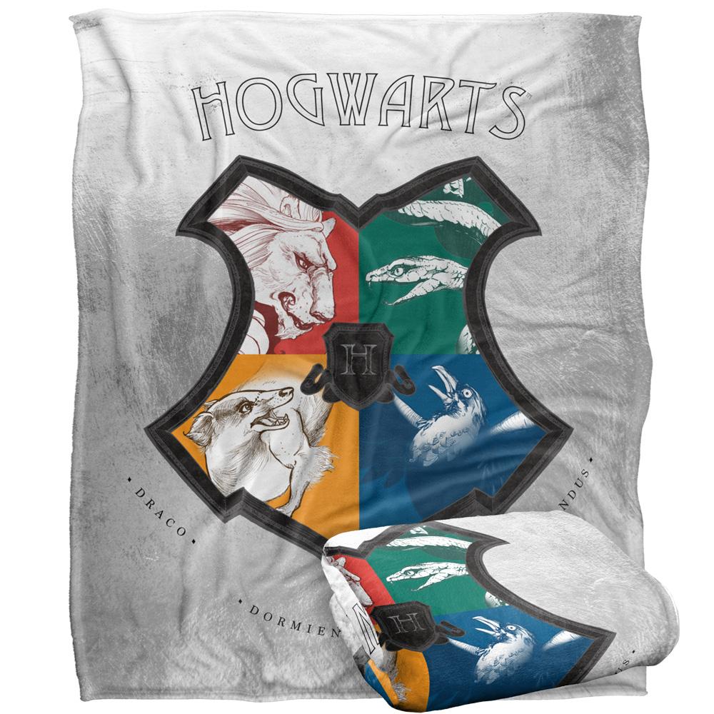 Harry Potter Hogwarts Crest Blanket