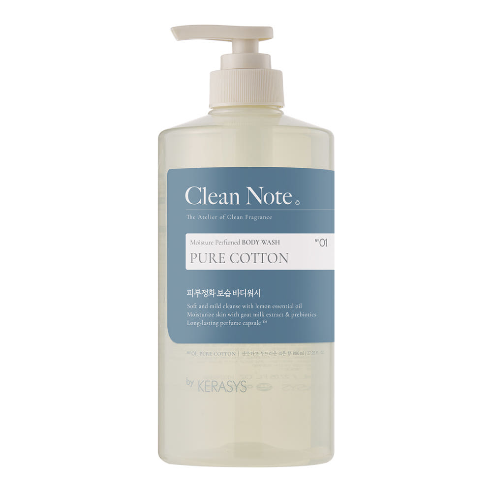 KERASYS Clean Note Perfume Body Wash Pure Cotton 800ml