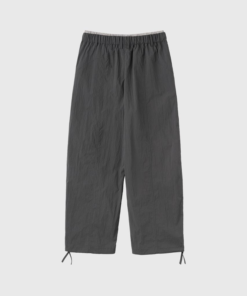 GENERALIDEA Layered Nylon Elastic Pants [Charcoal] / Gf2Lpt525