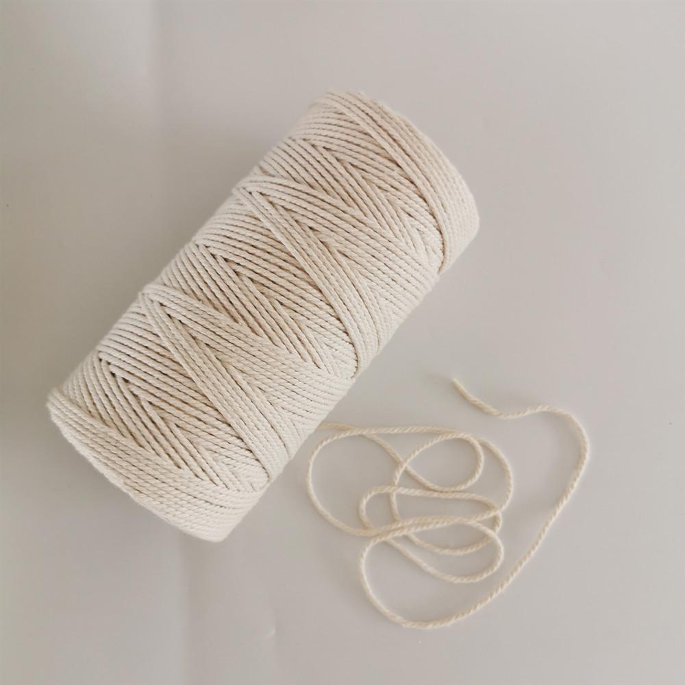 2mm Colored DIY Decorative Twisted Macrame Cotton Twine/thread/cord 200m