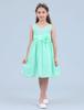 Kids Girls Princess Dress V Neck Flower Tutu Dress Pageant Junior Prom Gown Wedding Bridesmaid Evening Party Dress