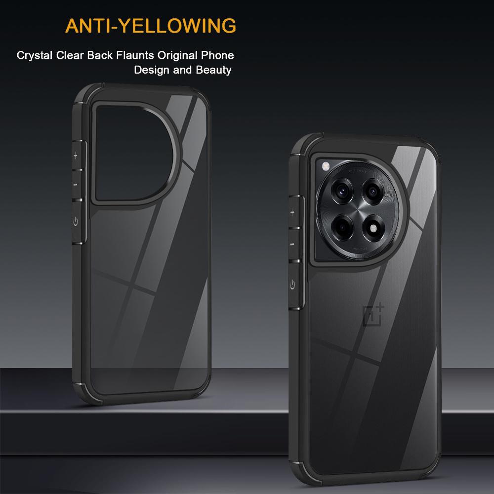 

For OnePlus Ace 3 5G/12R 5G Case Drop Protection PC+TPU Phone Back Cover A