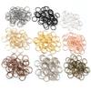 200pcs/Lot 3-12mm Metal Open Single Loops Jump Rings Split Rings DIY Jewelry Making Accessories Findings for Necklace Bracelet 