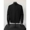 Men's Long Sleeve American Style Polo Henley Shirt - Trendy Casual Inner Wear Base Layer Hoodie