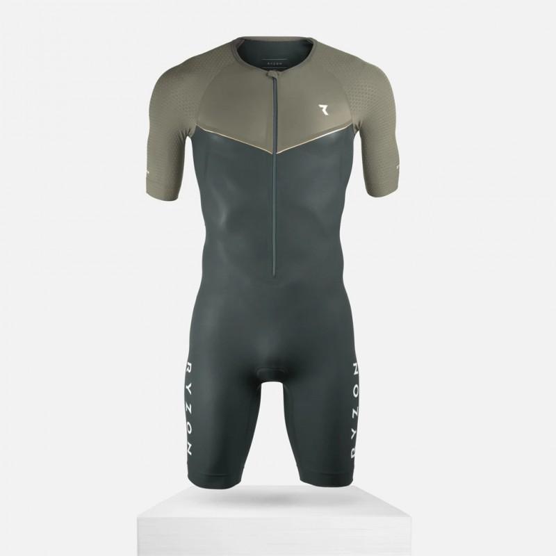 Mens Cycling Triathlon Suit Compression Lycra Bike Jersey Set Breathable Road Mountain Wear