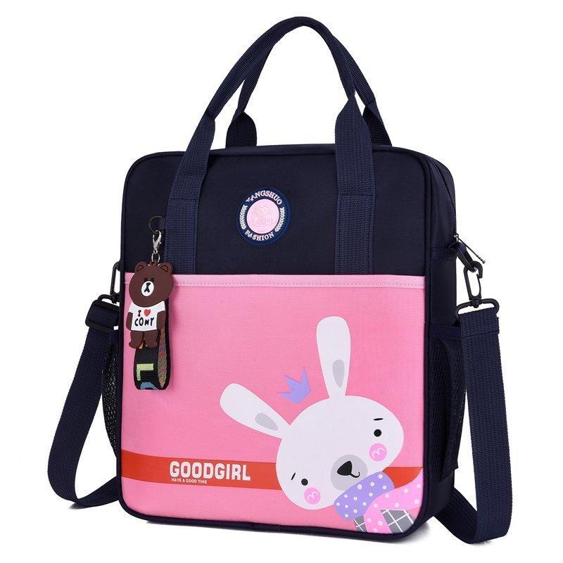 Oxford Cloth Kids Shoulder Bag With Animal Print For School And Travel Fun