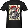Goblin Slayer Anime T-Shirt Herren Custom Atmungsaktive Baumwolle Kurzarm T-Shirt Mode Rundhals T-Shirts Tops Schwarz