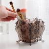 Vintage Makeup Brush Storage Drum Plastic Desktop Sorting Box Beauty Brush Brush Pen Drum Dressing Table Eyebrow Brush Storage Drum