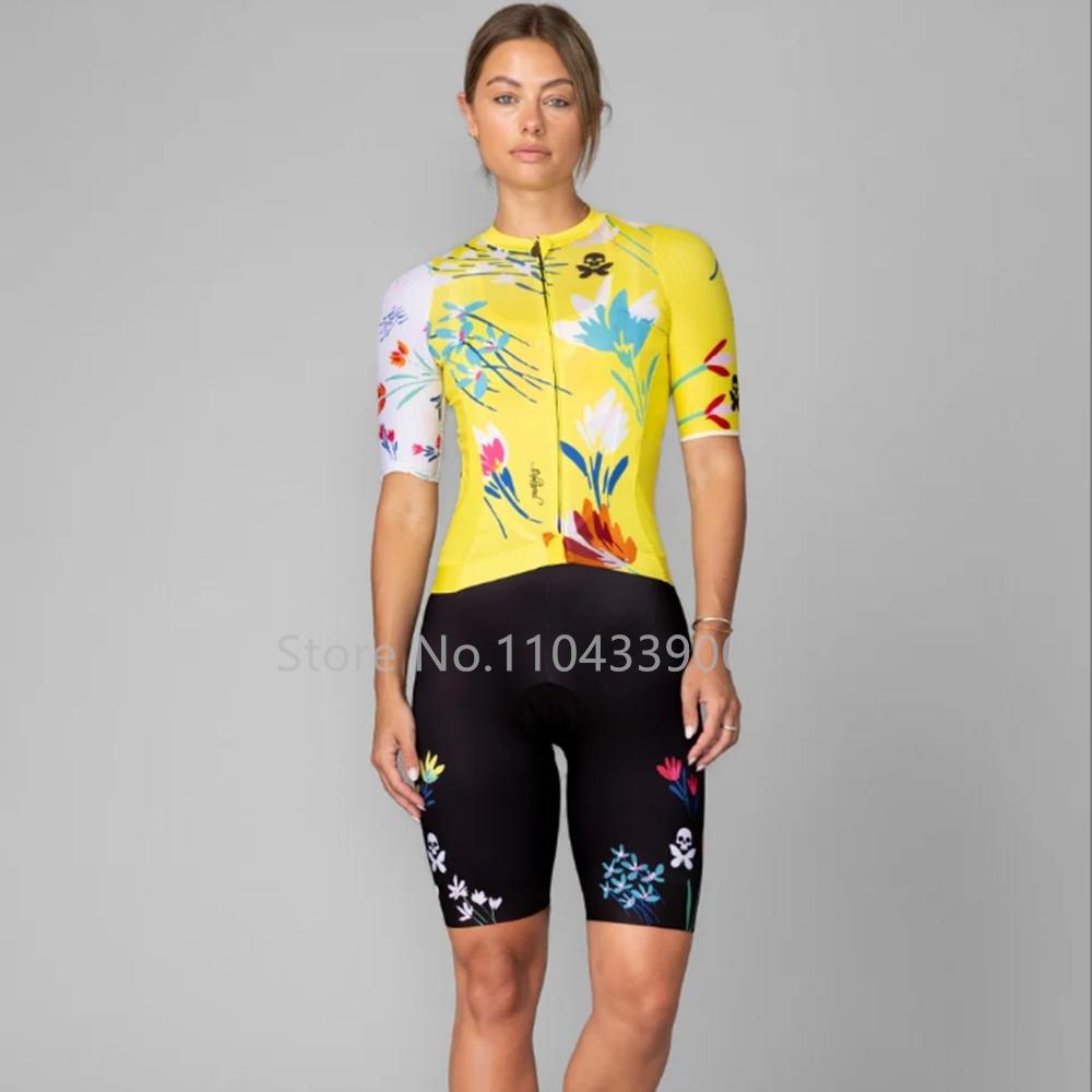 Betty 2026 Summer Lady Short -sleeved Bib Shorts Latest Bicycle Cycling Set Cushion Cushion Maillot Ciclismo Mtb Uci Suit