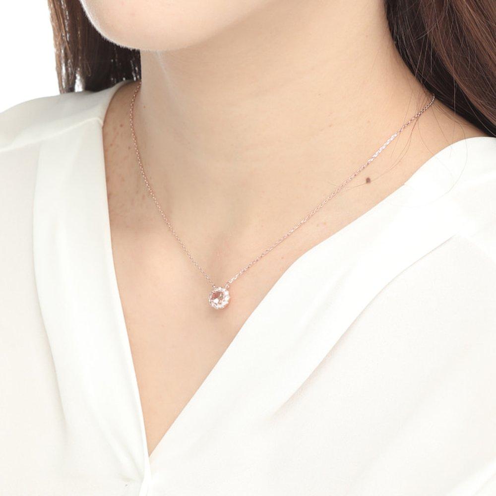 [Elle] Alexandrite Round Necklace Elbrnn129