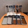 iPhone 14/15/16 Pro/Promax için Yüksek Şeffaflıklı Metal Lens Kılıfı - Düşmeye Dayanıklı Sert Kapak