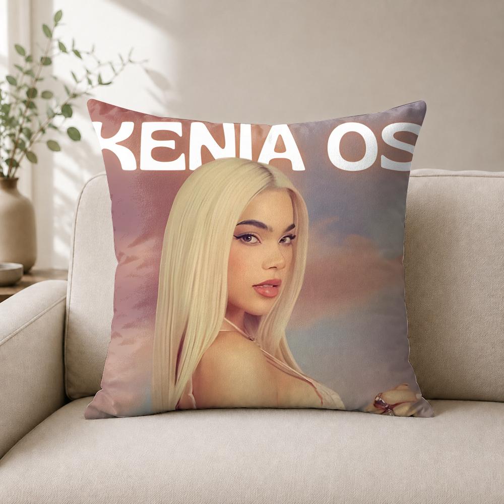 Cushion Cover Wrinkleresistant Short Plush Pillow Case Breathable Machinewashable Singer Kkenia Os Pink Aura