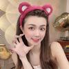 Hair Hoop Non-slip Ultra Soft Cosplay Headdress Plush Bear Ears Plush Headband Hair Accessories