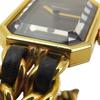 Chanel Premiere S Watches H0001 Black/gold blackDial Plated Gold/leather Quartz Analog Display Women Used
