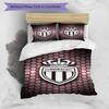 Monaco Football club Printed Pattern Duvet Cover Set – includes 1 duvet cover and 2 matching pillowcases Bedroom decor Christmas gifts