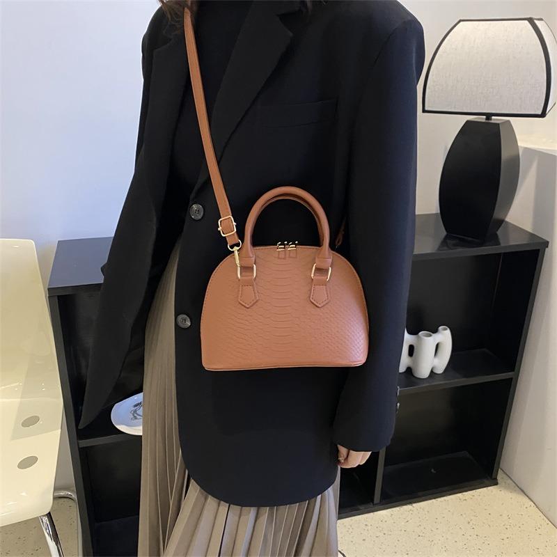 Women's Crossbody Bag, Fashiable Zipper Large Capacity Shell Bag, Casual Versatile Commuting Banquet Shoulder Bags