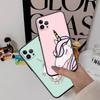 IK21 Cartoon Unicorn Phone Case for OPPO A40 A60 A80 A15 A16 A16K A12 A17 A17K A54 A54S A53 A53S A55 A56 A57 A98 F23