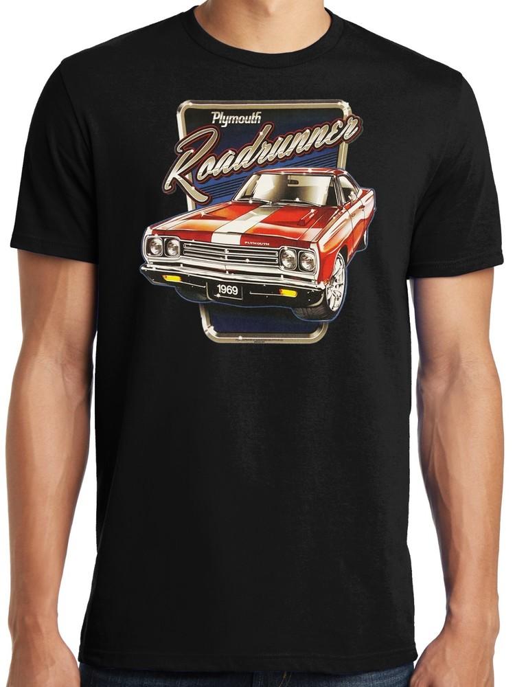 

PubliciTeeZ Big and Tall Licensed 1969 Plymouth Roadrunner T-Shirt Big Sizes S
