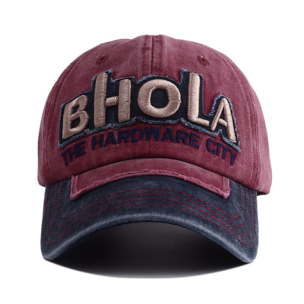 Unisex Vintage Baseball Cap Spring Summer Sun Visor Cap Letter Embroidery Snapback Hip Hop Trucker Cap Outdoor Dad Hats for Men
