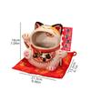 Keramik Maneki-neko Bonbondose - Kreative Wohnkultur für Wohnzimmer und Eingangsbereich