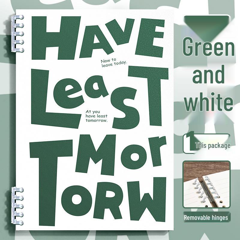 American Retro A5 Loose-Leaf Binder: Comfortable, Detachable Notebook for Simple DIY and Student Use