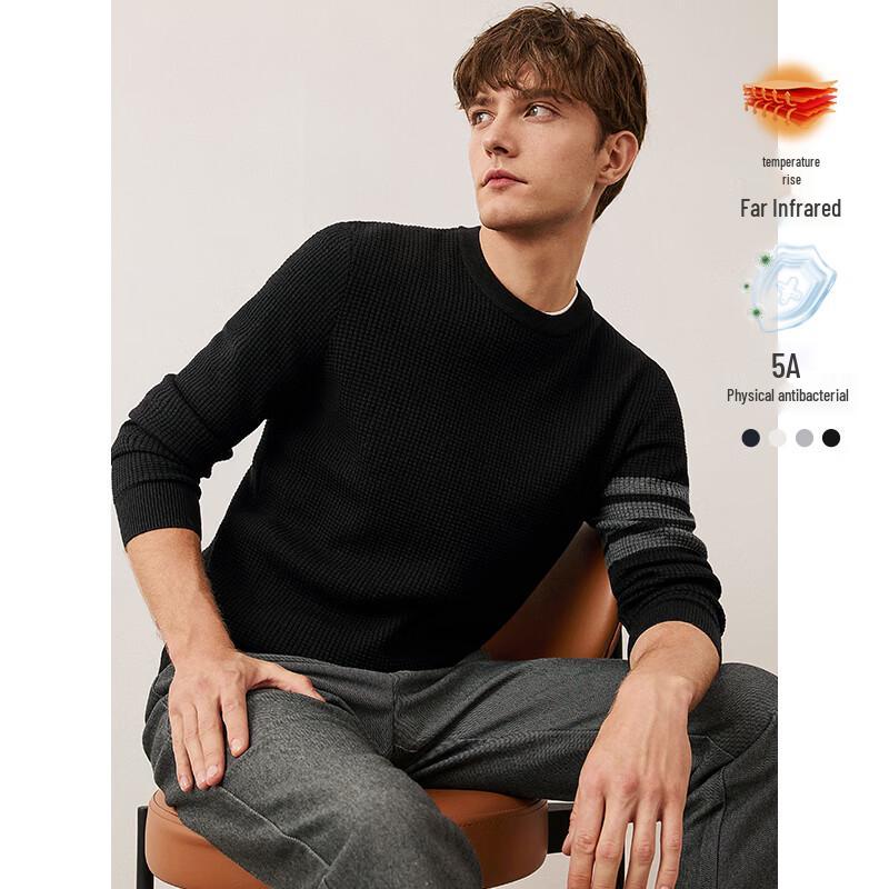 Navicare Men's Autumn/Winter Long Sleeve Round Neck Sweater
