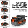 A96I-Li Battery Charger For Black Decker 10.8V 14.4V 20V LBXR20 LB20 LBX20 LBX4020 Electric Drill Screwdriver Tool,EU Plug