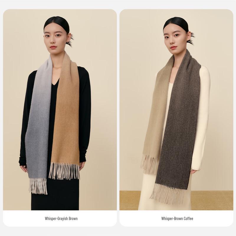 Wanshili 'Whispers' 100% Wool Women's Scarf & Shawl