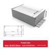 67X34 Aluminum LED DC Power Supply Heat Dissipation Shell for Battery Swap and New Energy Systems