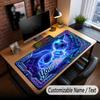 Soccer Theme Custom Mouse Pad Personalized With Name Text Customized Desk Mat For Office Home Decor