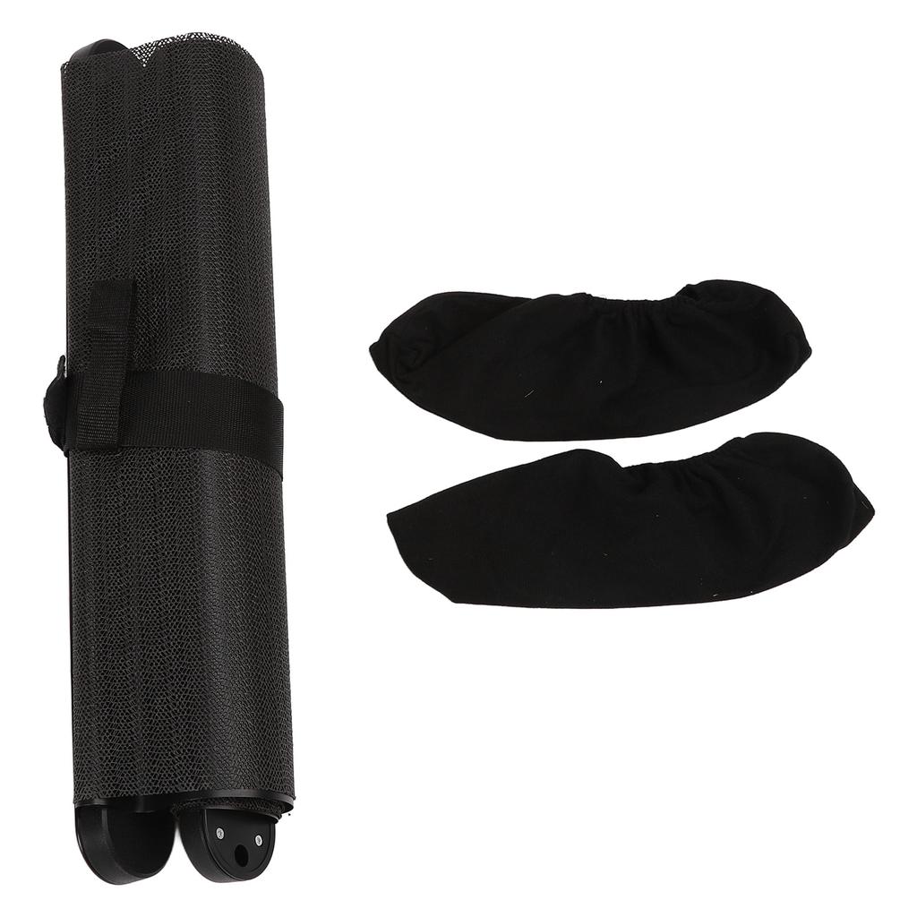 Fitness Sliding Mat with End Stops Multifunctional Quiet Sports Slide Mat for Body Shaping
