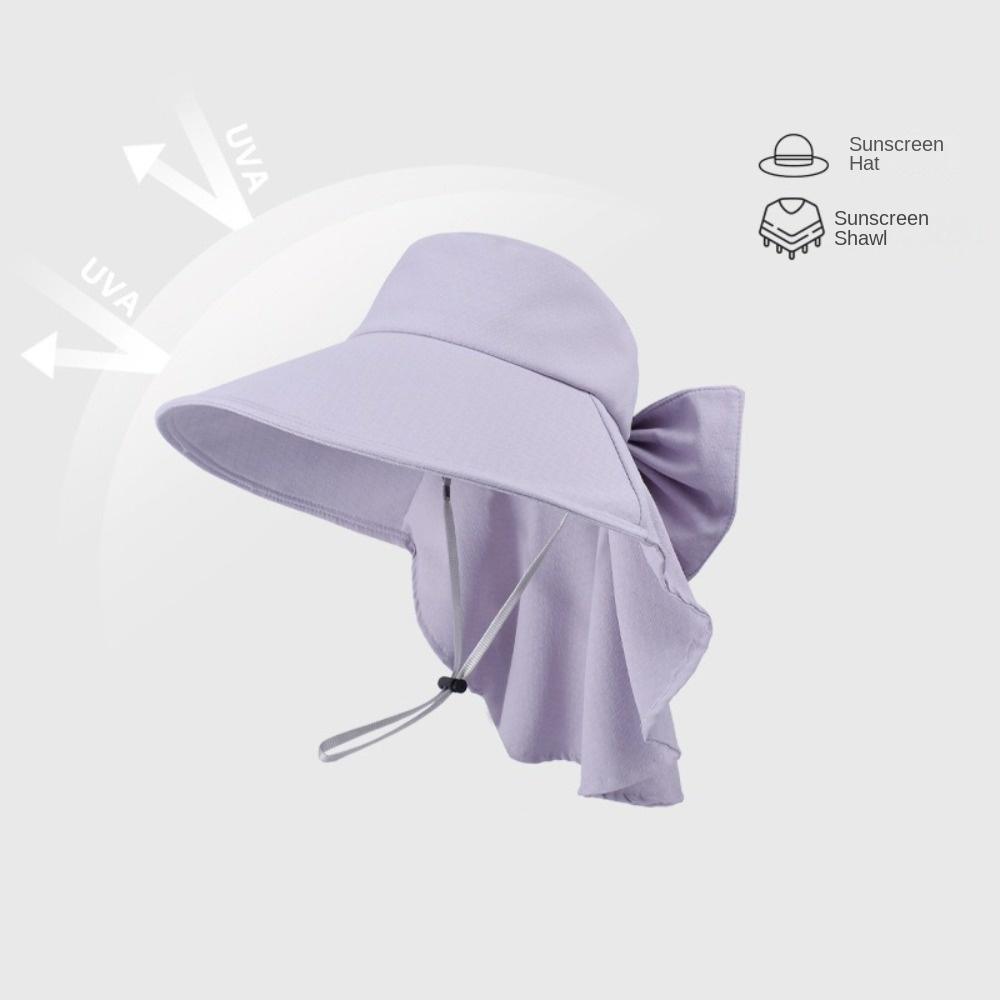

Neck Protection Shawl Bucket Hat Breathable Fisherman Hat New Visor Cap Women бежевий