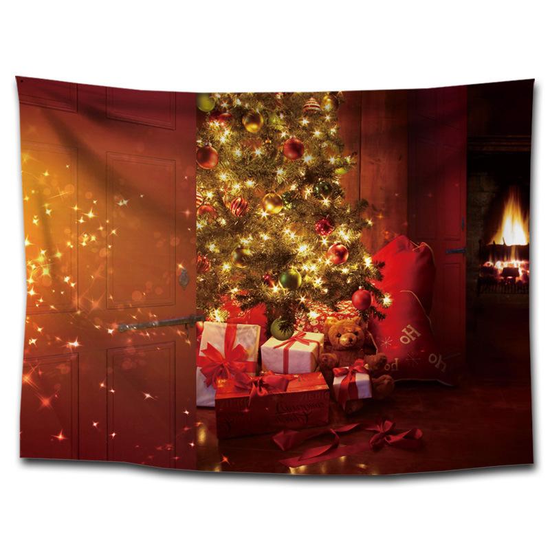 New Year's Store Hanging Cloth, Festive Trendy Brand Wall Cloth, Background Cloth, Bedroom Christmas Tapestry