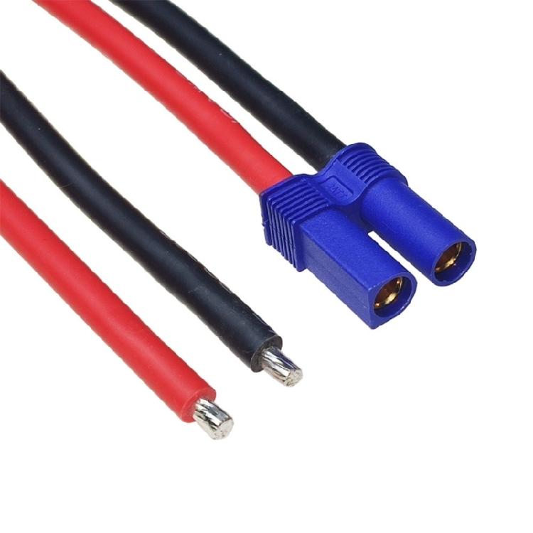 EC5 Male Style to 4mm Banana Plug Charging Cable for Car Models and Drones Batteries 20cm