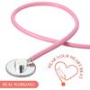 Kids Stethoscope Toy Real Working Stethoscope for Children Role Play Nursing Costume Cute Doctor Medical Pretend Game Accessory