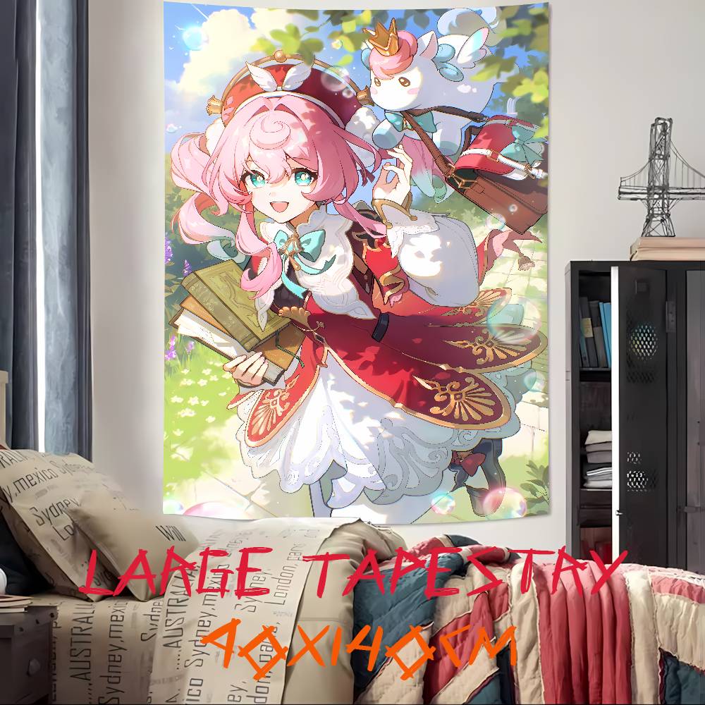 

Kawaii Girl Hot Hyacine Tapestry Decoration Bedroom Dormitory Background Cloth Holiday Home Party Living Room Club Tapestry 74x94cm(29x37in)