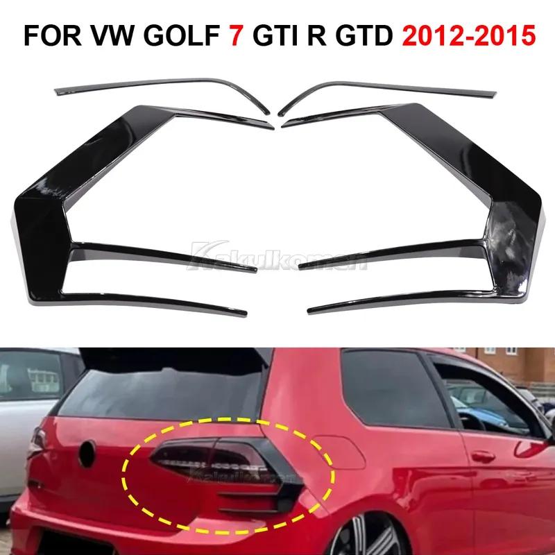 1 pár rozdělovač zadního nárazníku canard pro VW Golf 7 7.5 MK7 MK7.5 GTI R GTD R400 2012- spoiler zadního světla brzdové světlo lišta